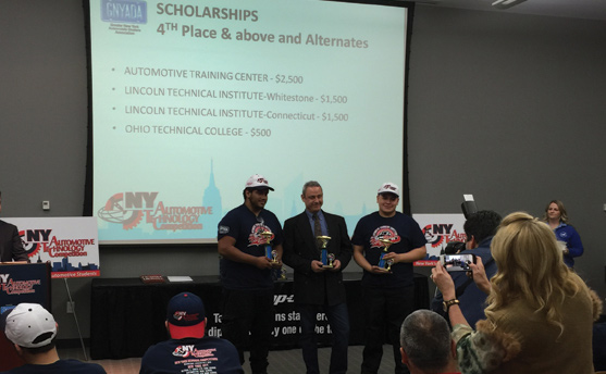 Auto Tech students at Wilson Tech win 4th place at GNYADA
